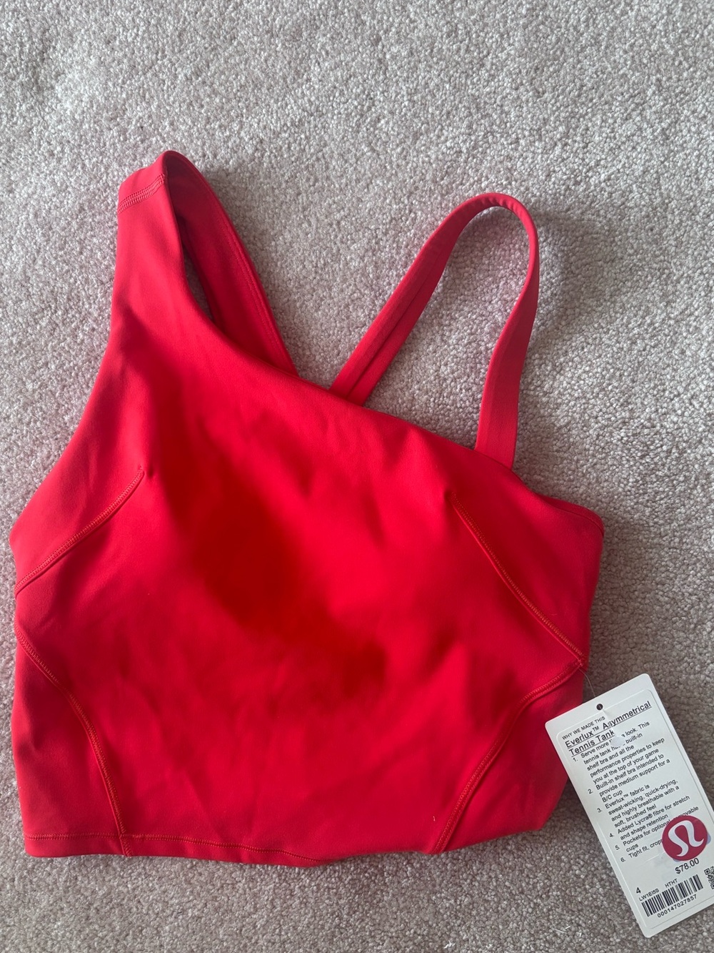 Everlux Asymmetrical Tennis Tank Top